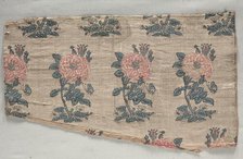 Sleeve with rose bushes and butterflies, early 1600s. Creator: Unknown.