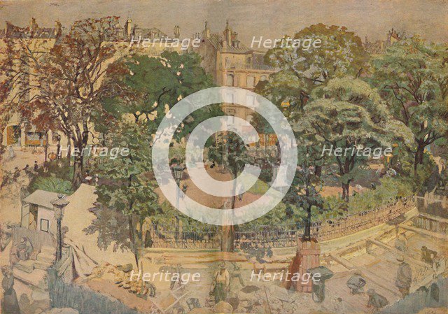 'Place Vintimille, seen from the painter's window (1917)', 1917, (1946). Artist: Edouard Vuillard.