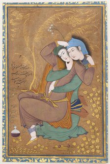 The Lovers, dated A.H. 1039/ A.D. 1630. Creator: Riza.