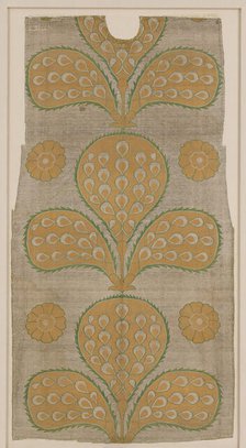 Fragment of a Kaftan Back, Turkey, mid-16th century. Creator: Unknown.