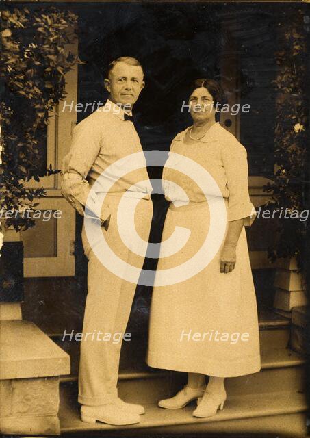Mom and Dad Curtis, c1880s, (1920s). Creator: Edward Sheriff Curtis.