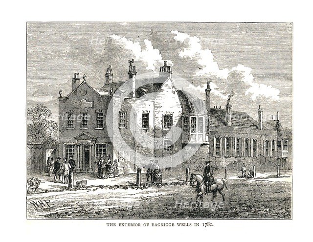 Bagnigge Wells, 1780. Artist: Unknown