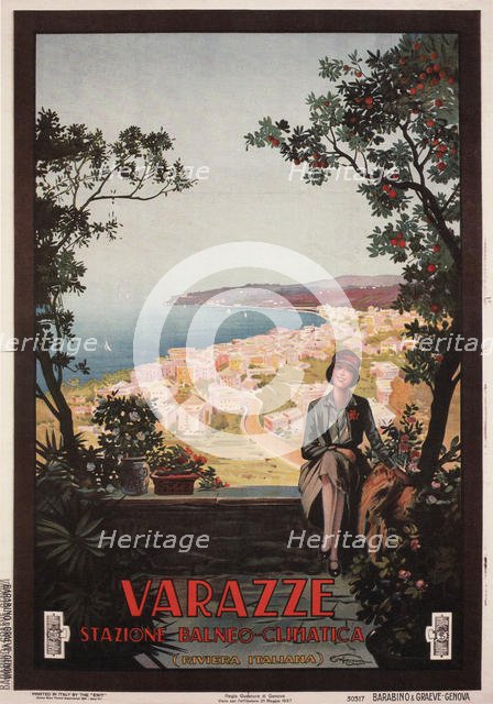 Varazze, 1927. Artist: Craffonara, Aurelio (1875-1945)