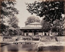 Kashmir: a bungalow above a weir, c1860s. Creator: Samuel Bourne.