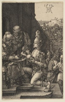 Pilate Washing His Hands, from The Passion, 1512. Creator: Albrecht Durer.