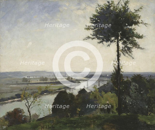 The Tree and the River III (The Seine at Bois-le-Roi), 1877. Creator: Carl Fredrik Hill.