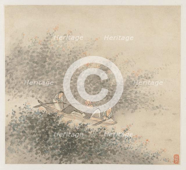 Album of Landscapes: Leaf 6, 1677. Creator: Wang Gai (Chinese, active c. 1677-1705).