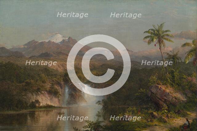 View of Cotopaxi, 1857. Creator: Frederic Edwin Church.