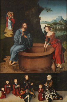 Christ and the Samaritan Woman at Jacob's Well, ca 1525-1537.