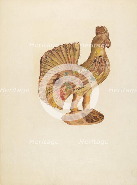 Wooden Chicken, 1935/1942. Creator: Frances Cohen.