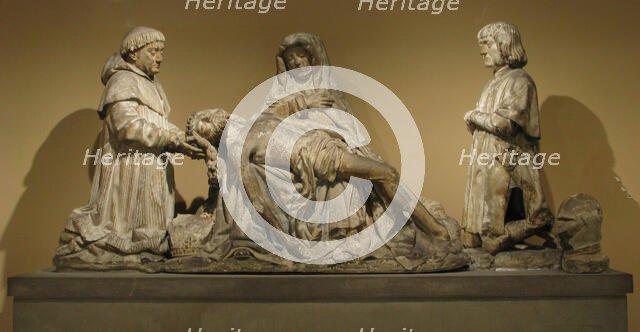 Pietà with Donors, French, ca. 1515. Creator: Unknown.