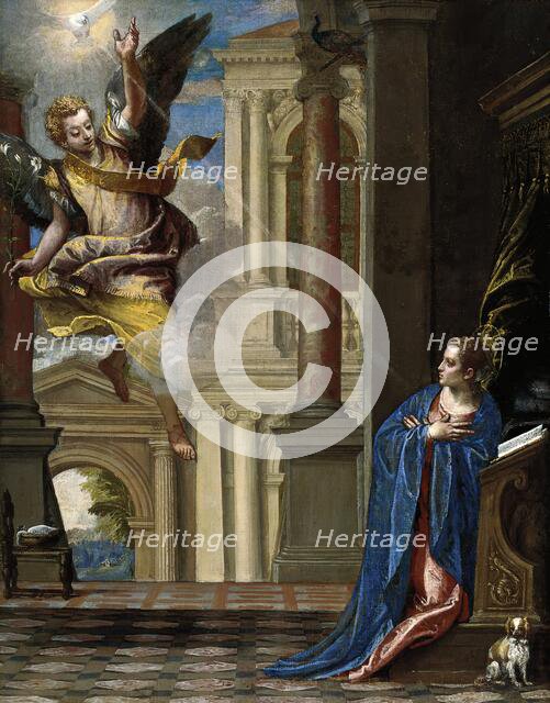The Annunciation, 1580. Creator: Paolo Veronese.