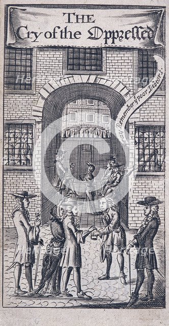 Fleet Prison, London, 1691. Artist: Anon