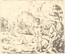 The Bathers (Large Plate), 1896-1897. Creator: Paul Cezanne.