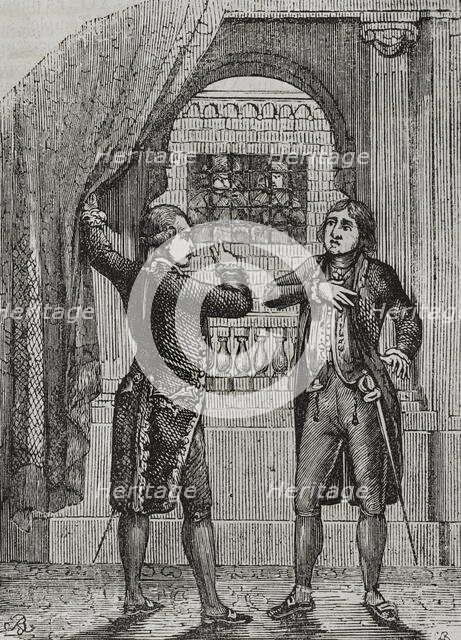 Request from the Spanish court in favour of the sons of Louis XVI, War of Roussillon, 1851.  Creator: Unknown.