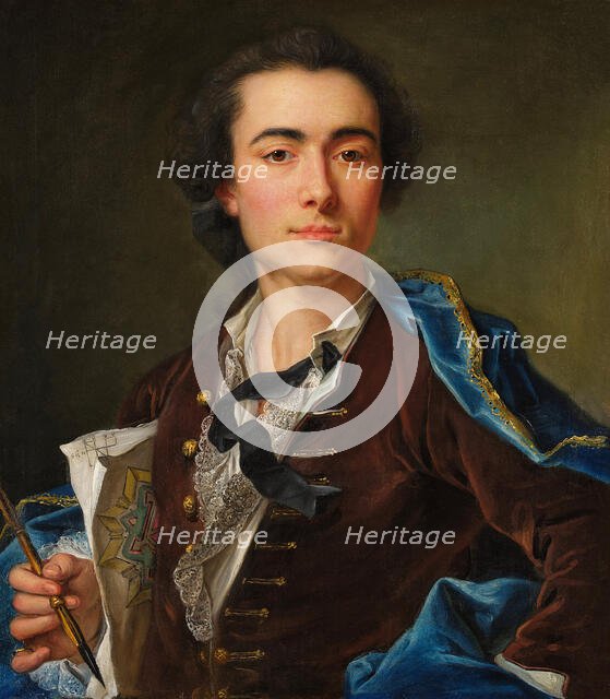 Portrait of Jean-Baptiste Boyer de Fonscolombe (1719-1785), 1740. Creator: Arnulphy, Claude (1697-1786).