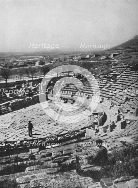 'The Theater of Dionysus on the southern slope of Acropolis', 1913. Artist: Unknown.