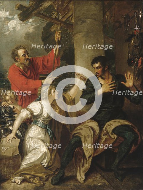 The Damsel and Orlando, ca. 1793. Creator: Benjamin West.