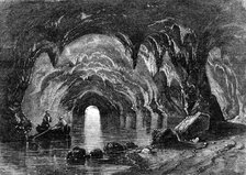 The Blue Grotto at Capri - from Mr. Albert Smith's New Entertainment, 1857. Creator: Richard Principal Leitch.