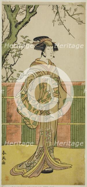 The Actor Sawamura Tamagashira in an Unidentified Role, c. 1790. Creator: Katsukawa Shun'ei.