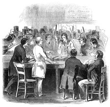 Balloting for president, 1844. Creator: Smyth.