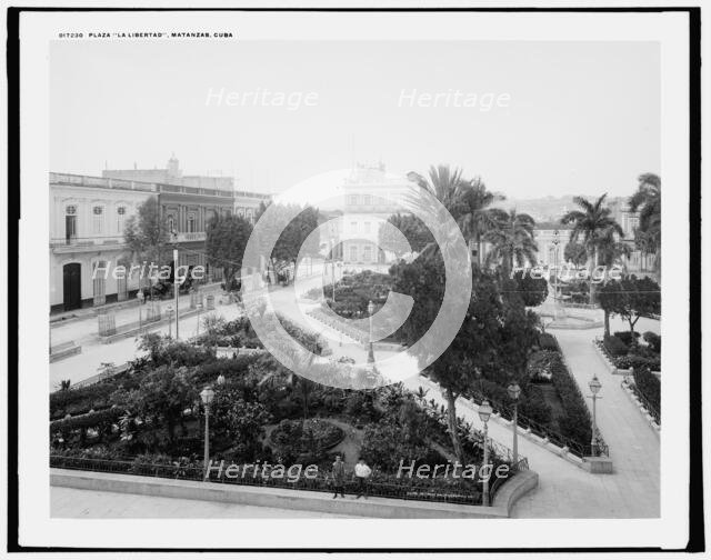 Plaza la Libertad, Matanzas, Cuba, c1904. Creator: Unknown.