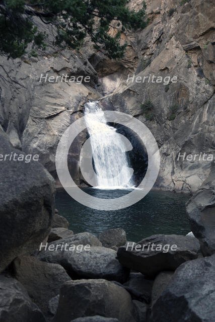 Roaring River Falls, Kings Canyon, California, USA, 2022. Creator: Ethel Davies.