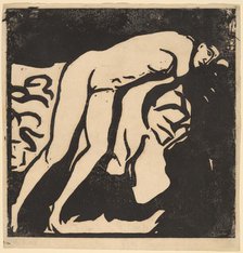 Nude Girl, 1906. Creator: Ernst Kirchner.