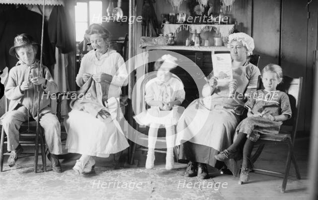 At Broad Channel - a Family Group, between c1910 and c1915. Creator: Bain News Service.
