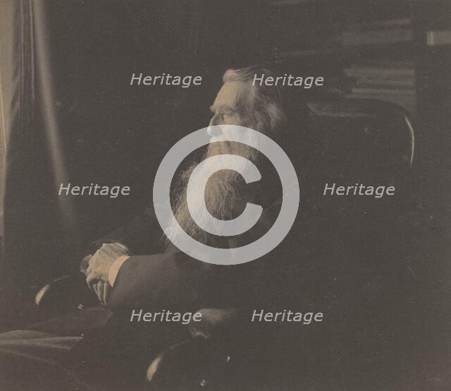 John Ruskin, c. 1880s. Creator: Frederick Hollyer.