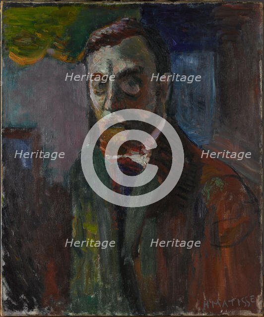 Self-portrait, 1906.  Creator: Henri Matisse.