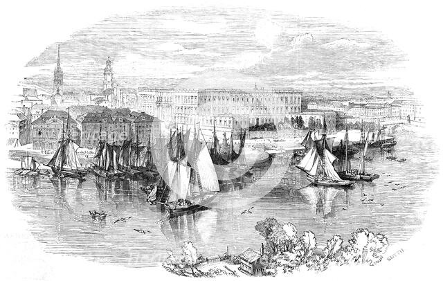 The Royal Palace, Stockholm, 1844. Creator: Unknown.