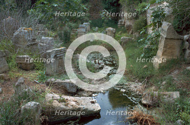 Sanctuary of  the gods Tanit and Baal Hammon in Carthage. Artist: Unknown