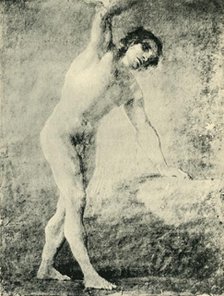 Standing male nude, 1789, (1943).  Creator: Francisco Goya.