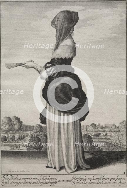 The Seasons: Summer, 1643-1644. Creator: Wenceslaus Hollar (Bohemian, 1607-1677).