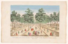 Avenues in Saint James's Park in London, 1745-1775. Creator: Anon.