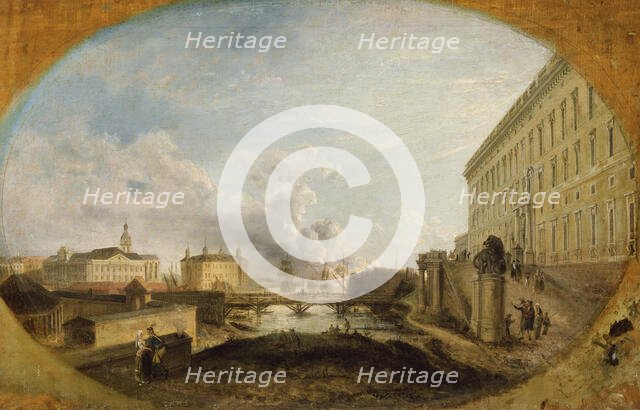 View of Stockholm, c18th century. Creator: Elias Martin.