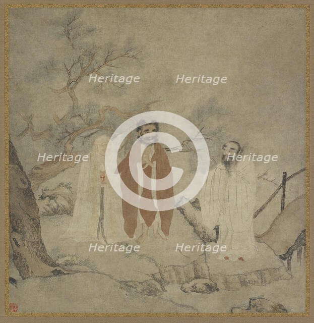 Sakyamuni, Lao Tzu, and Confucius, Ming dynasty, 1368-1644. Creator: Unknown.