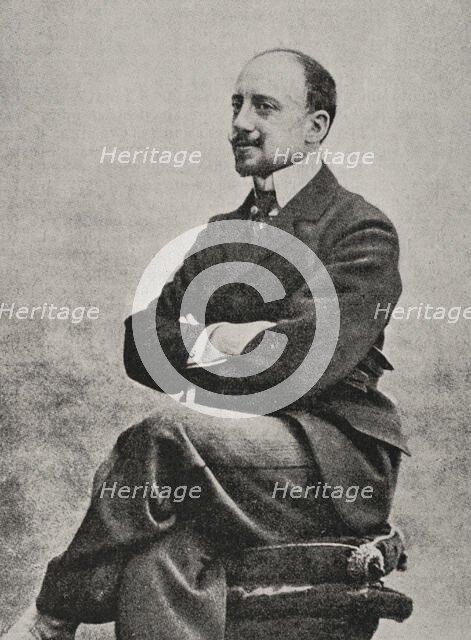 Gabriele D'Annunzio (1863-1938), Italian poet and political leader, 1898. Creator: Unknown.