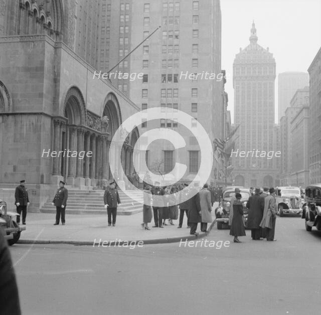 New York City views, 1936 Creator: Arnold Genthe.