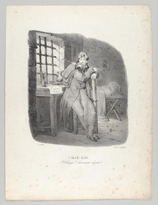Chap. XIII: Ste. Pelagie! charmant séjour! (Sainte-Pélagie Prison, a charming stay!), 1824.. Creator: Victor Adam.