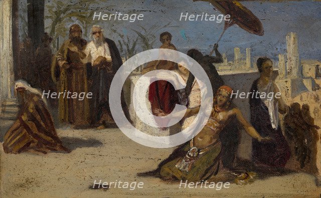 Egyptian Scene. Artist: Asknazy, Isaac Lvovich (1856-1902)