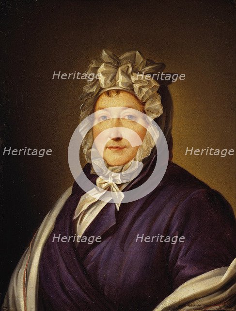 Portrait of Princess Varvara Golitsyna, née von Engelhardt (1752-1815), 1800s. Artist: Damon Ortolani, Giovanni Battista (1750-after 1810)