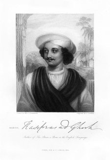 Kasi Das Prasad Ghosh, Indian poet, 1834. Artist: J Cochran