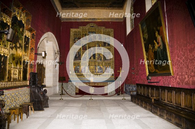 The chapel in the Alcazar of Segovia, Segovia, Spain, 2007. Artist: Samuel Magal
