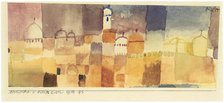 View of Kairouan, 1914. Creator: Klee, Paul (1879-1940).