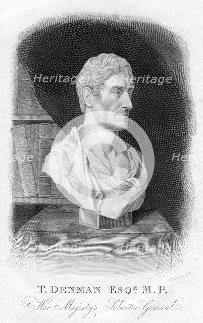 T Denman, her majesty's Solicitor General, 1820. Artist: Robert Cooper