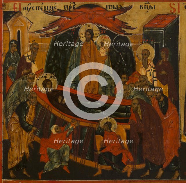 Menology of the month of August, between 1750 and 1800. Creator: Novgorod school.