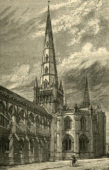 'Lichfield Cathedral (Exterior)', 1898. Creator: Unknown.