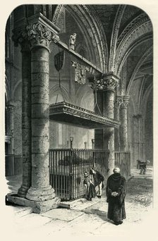 'Tomb of the Black Prince, Canterbury Cathedral', c1870.